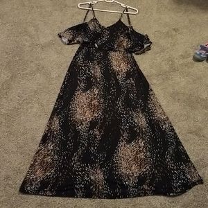 Veronica M Ruffled Top Maxi Dress